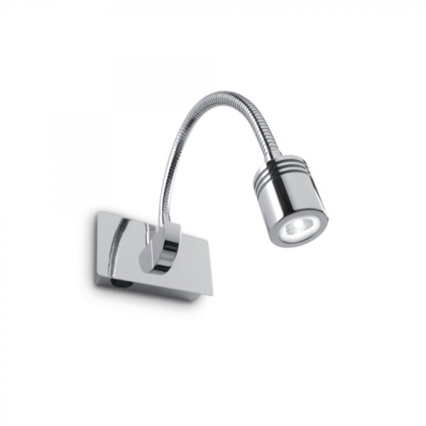 Ideal lux 031460 Dynamo LED nástěnní svítidlo | Přírodní bílá | Chrom | Kov | 3W