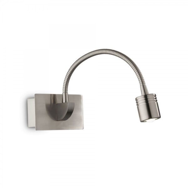 Ideal lux 031477 Dynamo LED nástěnní svítidlo | Přírodní bílá | Kov | Nikl | 3W