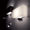 Ideal lux 035949 Hotel LED nástěnní svítidlo | Teplá bílá | Bílá | 60/1W