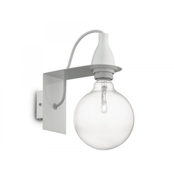 Ideal lux 045191 Minimal Nástěnné svítidlo | E27 | Bílá