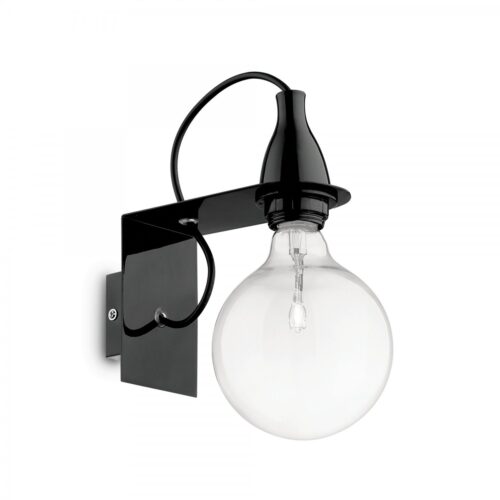 Ideal lux 045214 Minimal Nástěnné svítidlo | E27 | Černá