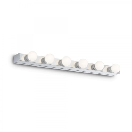 Ideal lux 045627 Prive Nástěnné svítidlo | E14 | Chrom | Kov