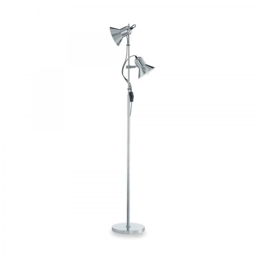 Ideal lux 061122 Polly Stojací lampa | E27 | Chrom | Kov