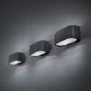Ideal lux 061580 Andromeda Nástěnné venkovní světlo | E27 | Černá