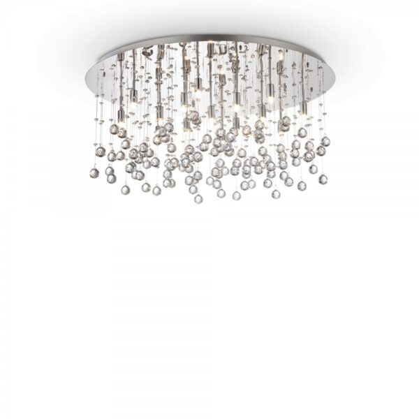 Ideal lux 077819 Moonlight Stropní svítidlo | G9 | Chrom | Kov