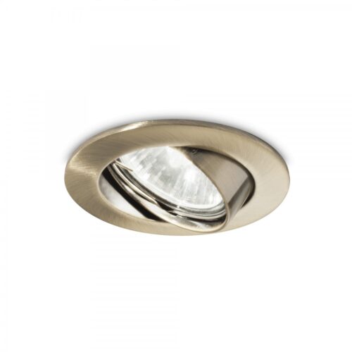 Ideal lux 083186 Swing Vnitřní osvětlení | GU10 | Barevný kov | Mosaz
