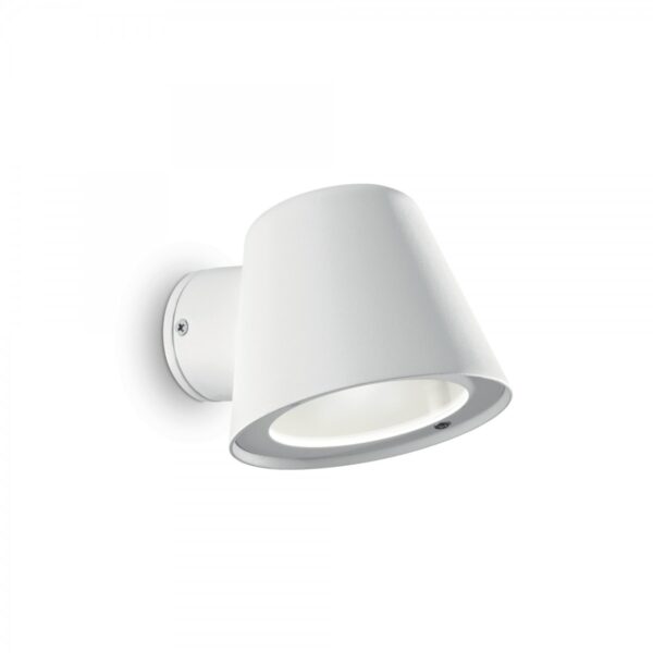 Ideal lux 091518 Gas Nástěnné venkovní světlo | GU10 | Bílá