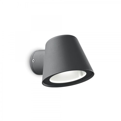Ideal lux 091525 Gas Nástěnné venkovní světlo | GU10 | Černá