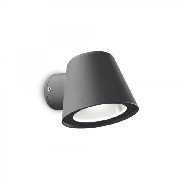 Ideal lux 091525 Gas Nástěnné venkovní světlo | GU10 | Černá