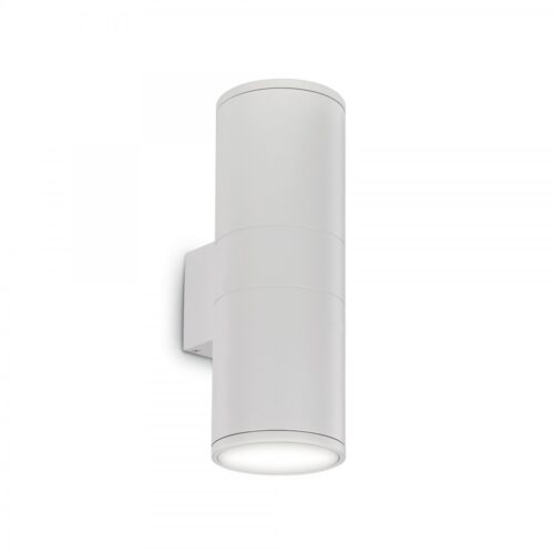 Ideal lux 092300 Gun Nástěnné venkovní světlo | E27 | Bílá