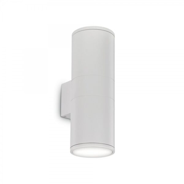 Ideal lux 092300 Gun Nástěnné venkovní světlo | E27 | Bílá