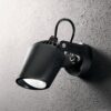 Ideal lux 096476 Minitommy LED Nástěnné venkovní světlo | Přírodní bílá | Černá | 6W