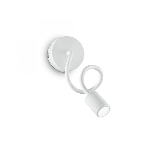 Ideal lux 097183 Focus LED nástěnní svítidlo | Teplá bílá | Bílá | 3W