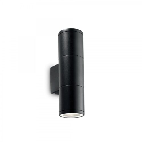 Ideal lux 100395 Gun Nástěnné venkovní světlo | GU10 | Černá