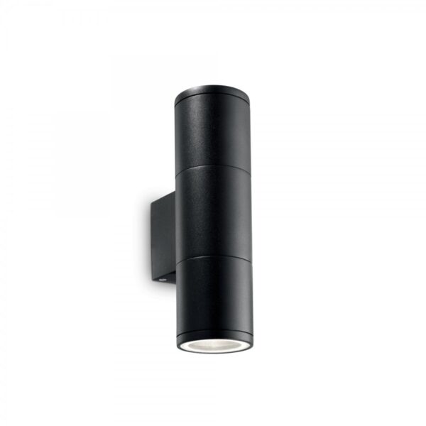 Ideal lux 100395 Gun Nástěnné venkovní světlo | GU10 | Černá