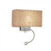Ideal lux 103204 Hotel LED nástěnní svítidlo | Teplá bílá | 60/1W