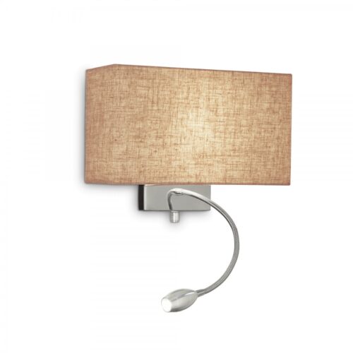 Ideal lux 103204 Hotel LED nástěnní svítidlo | Teplá bílá | 60/1W