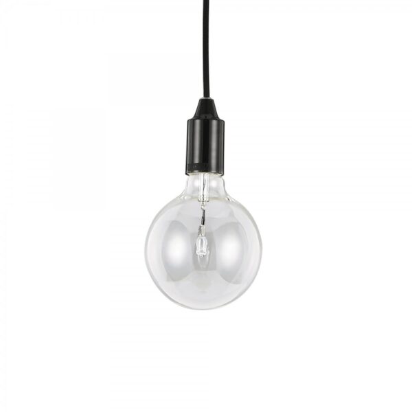 Ideal lux 113319 Edison Lustr | E27 | Černá