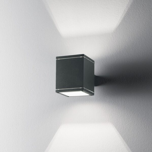 Ideal lux 121963 Snif Nástěnné venkovní světlo | G9 | Černá