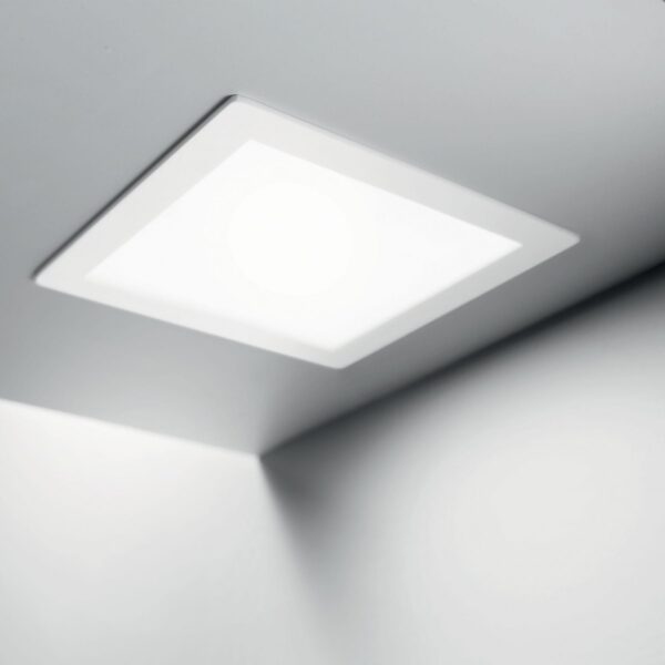 Ideal lux 123981 Groove LED Zápustné osvětlení | Teplá bílá | 10W | Bílá