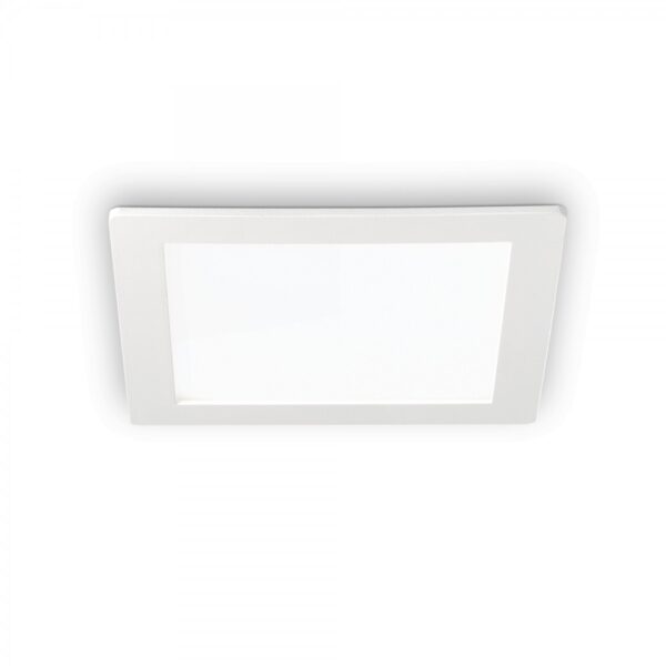 Ideal lux 123981 Groove LED Zápustné osvětlení | Teplá bílá | 10W | Bílá