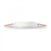 Ideal lux 123981 Groove LED Zápustné osvětlení | Teplá bílá | 10W | Bílá