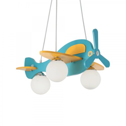 Ideal lux 136325 Avion Dřevěný lustr | E14