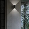 Ideal lux 137391 Apollo LED Nástěnné venkovní světlo | Přírodní bílá | Černá | 6W