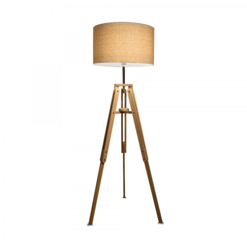 Ideal lux 137827 Klimt Dřevěná stojací lampa | E27