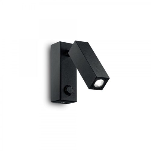 Ideal lux 142241 Page LED bodové svítidlo | Teplá bílá | Černá | 3W