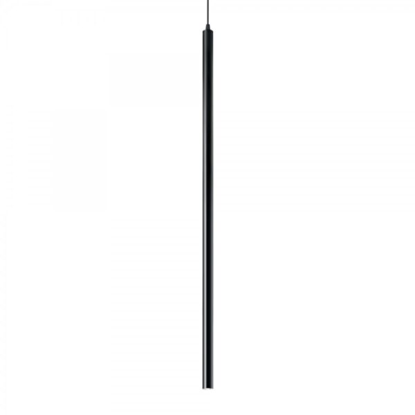 Ideal lux 142913 Ultrathin LED lustr | Teplá bílá | Černá | 11,5W