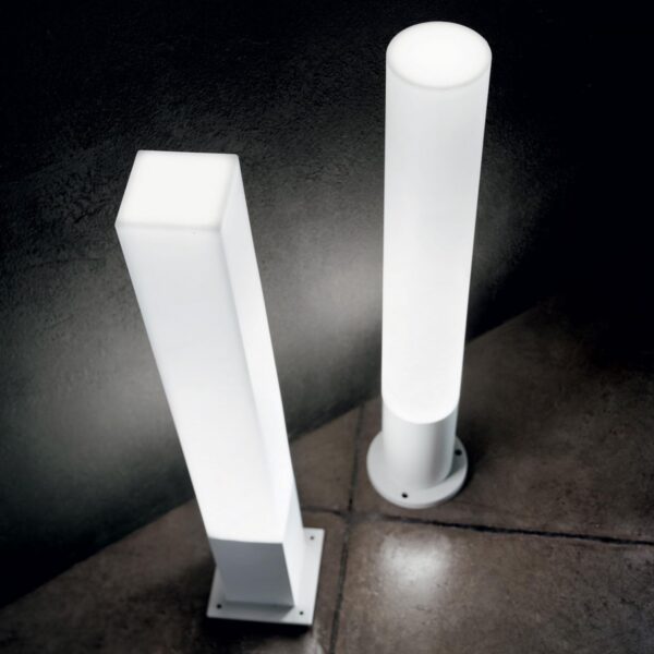 Ideal lux 142999 Edo Outdoor Zahradní sloupkové světlo | GX53 | Bílá