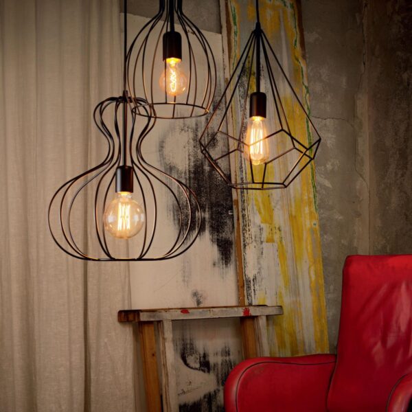 Ideal lux 148175 Ampolla Retro lustr | E27