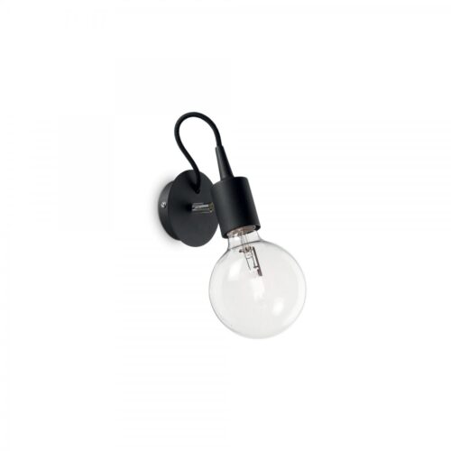 Ideal lux 148908 Edison Nástěnné svítidlo | E27 | Černá