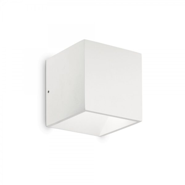 Ideal lux 149745 Rubik LED Nástěnné venkovní světlo | Přírodní bílá | Bílá | 9W