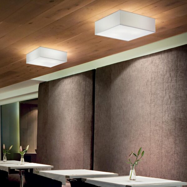 Ideal lux 152875 Ritz Stropní svítidlo | E27 | Bílá