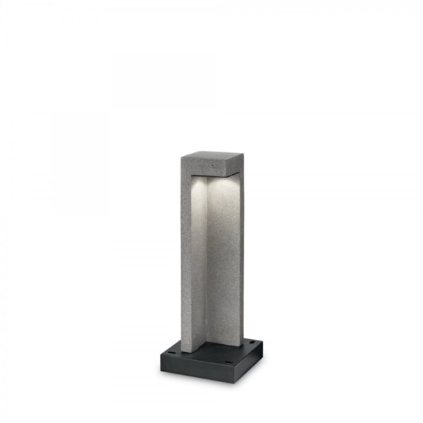 Ideal lux 157856 Titano LED Zahradní sloupkové světlo | Přírodní bílá | Kámen | 9W