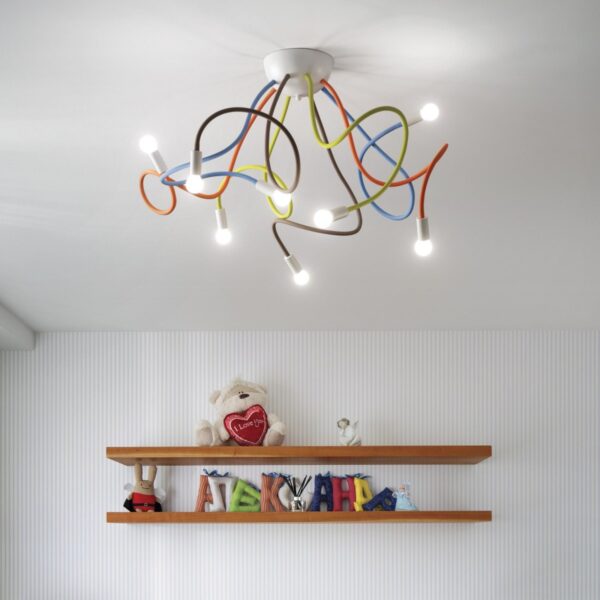 Ideal lux 159010 Multiflex Dětské stropní svítidlo | E14