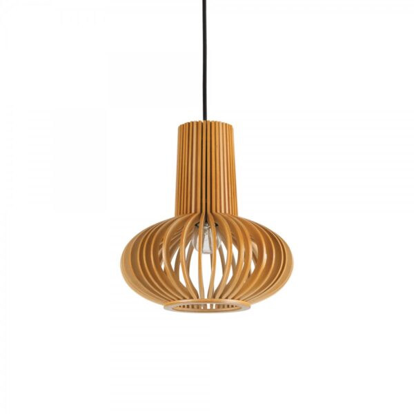 Ideal lux 159850 Citrus Dřevěný lustr | E27