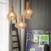Ideal lux 159867 Citrus Dřevěný lustr | E27