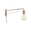 Ideal lux 160214 Triumph Nástěnné svítidlo | E27 | Barevný kov | Mosaz