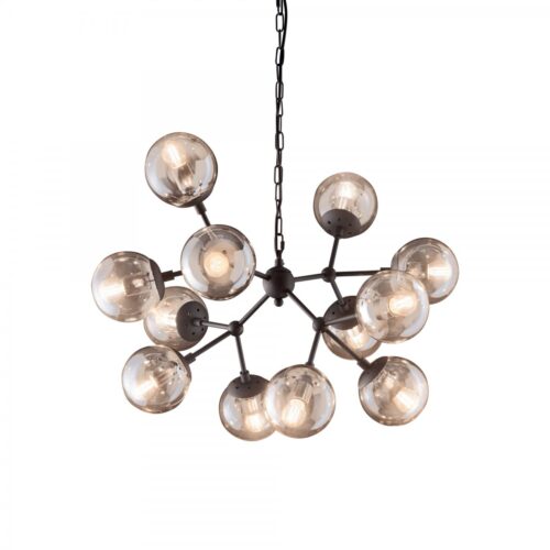Ideal lux 162201 Kepler Lustr | E27 | Černá