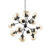 Ideal lux 162478 Kepler Lustr | E27 | Černá