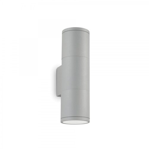 Ideal lux 163628 Gun Nástěnné venkovní světlo | GU10 | Šedá