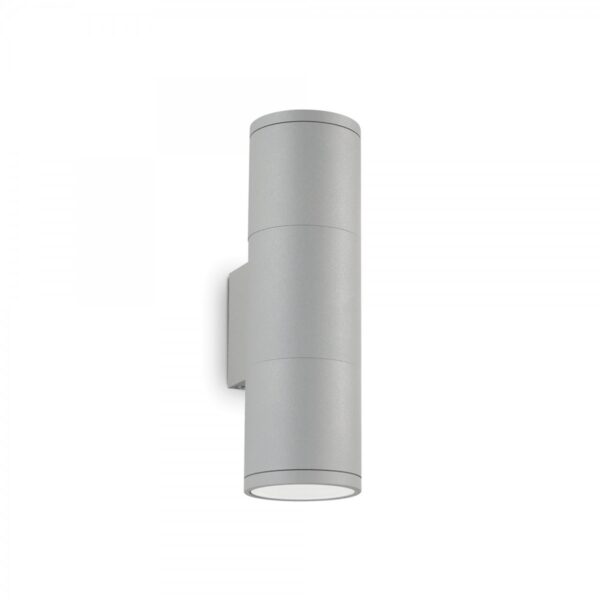 Ideal lux 163628 Gun Nástěnné venkovní světlo | GU10 | Šedá