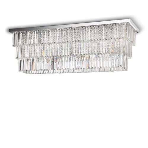 Ideal lux 166285 Martinez Stropní svítidlo | E14 | Chrom | Kov