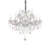 Ideal lux 167251 Napoleon Lustr | E14 | Chrom | Kov