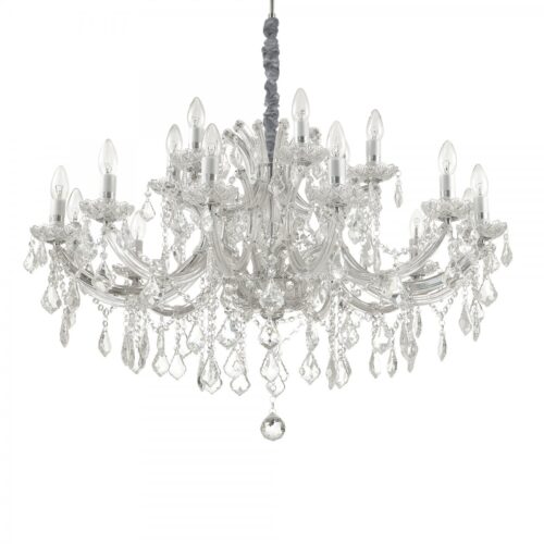 Ideal lux 167268 Napoleon Lustr | E14 | Chrom | Kov