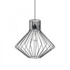 Ideal lux 167497 Ampolla Nero Lustr | E27
