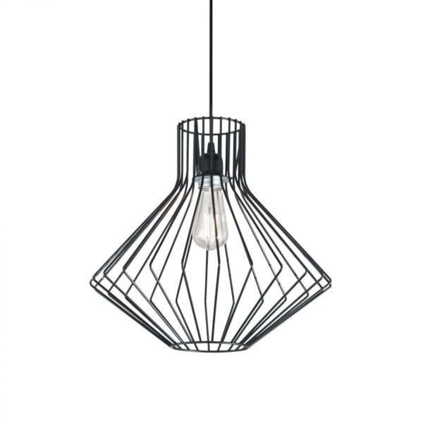 Ideal lux 167497 Ampolla Nero Lustr | E27